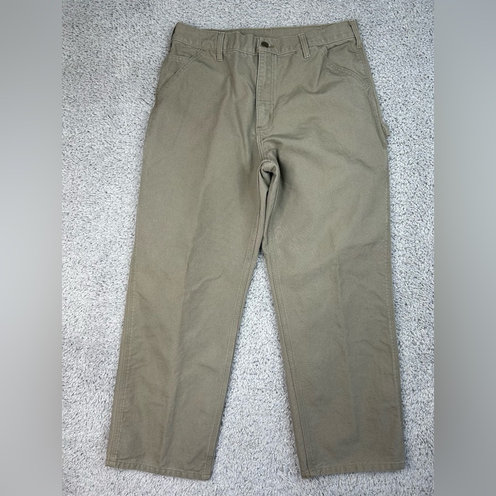 Carhartt Pants Mens 35 x 30 Original Dungaree Fit Classic Cotton Streetwear Work